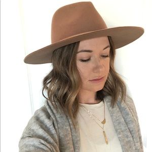 Lack of Color Wool Flat Brim Hat Medium